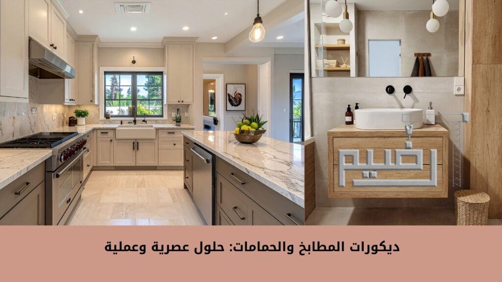 ديكورات المطابخ والحمامات: حلول عصرية وعملية